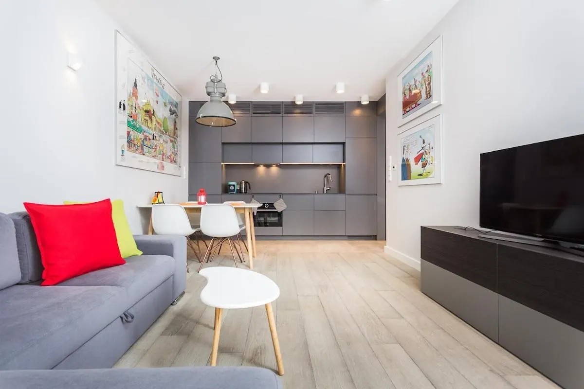 Family Apartment With 2 Bedrooms, Huge Balcony, Free Parking, 10 Minutes Walk To Main Square And Kazimierz District Krakow Poland